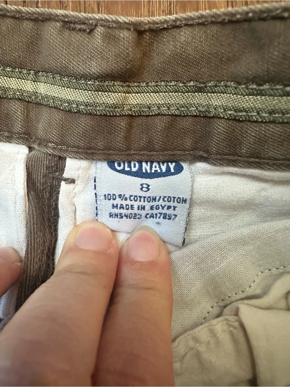 Old Navy Boys Cargo Shorts 3 pairs - size 8